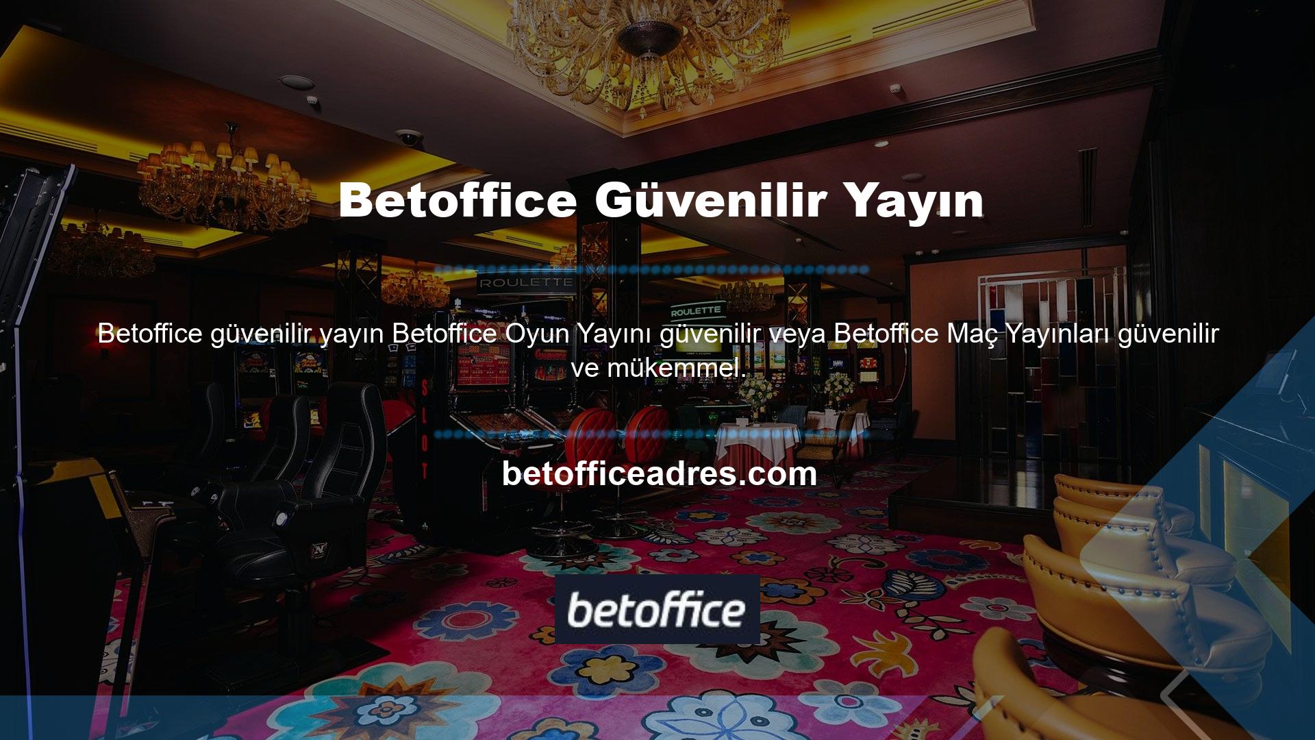 Bu nedenle, Betoffice sitesinin canlı oyunları bahis dünyasında çok ünlüdür