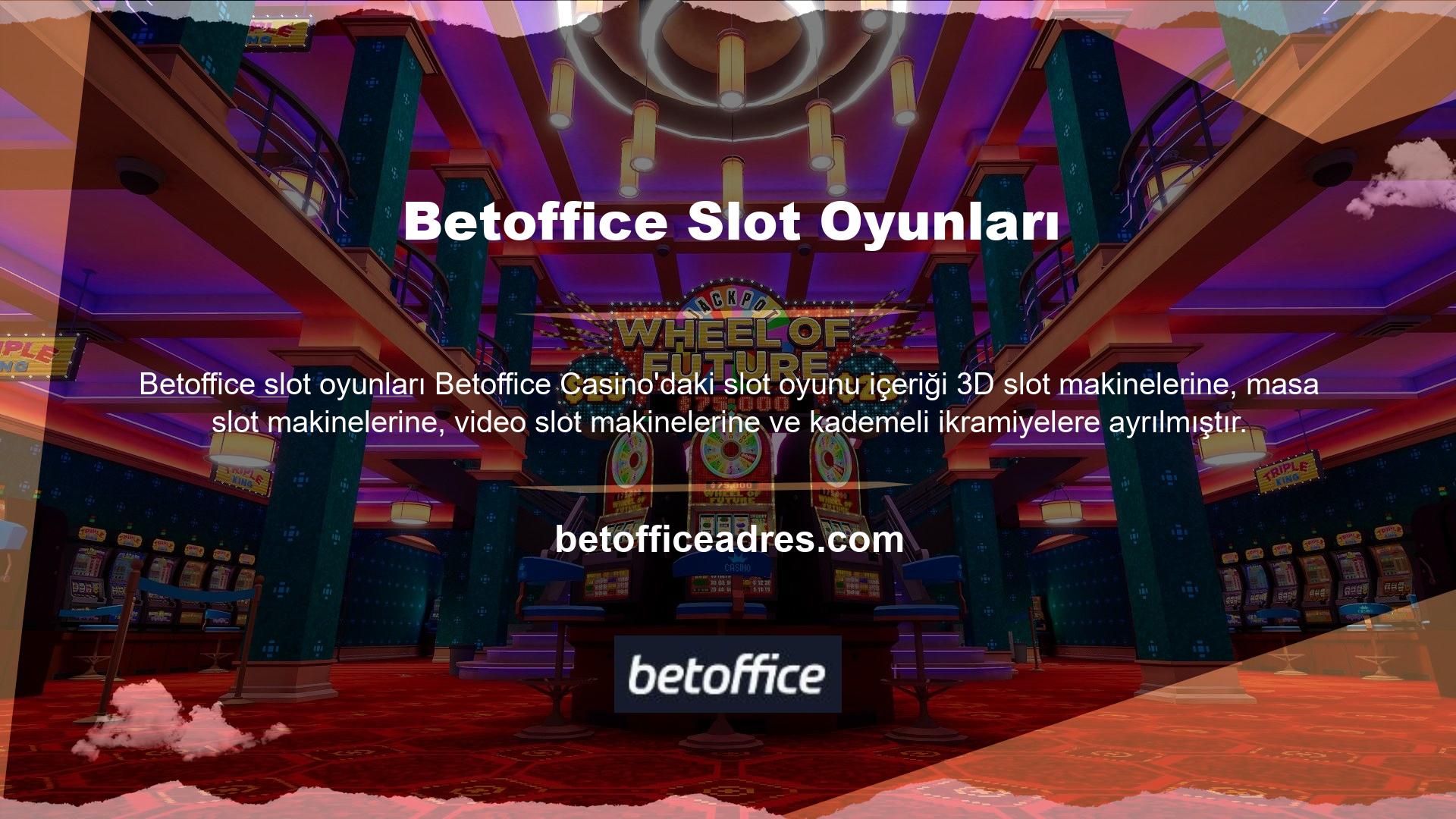 Betoffice sitesi casino yuvaları mekanik açısından aynıdır, her birinin farklı bileşenleri olmasına rağmen, sizi farklı bir şekilde eğlendirirler